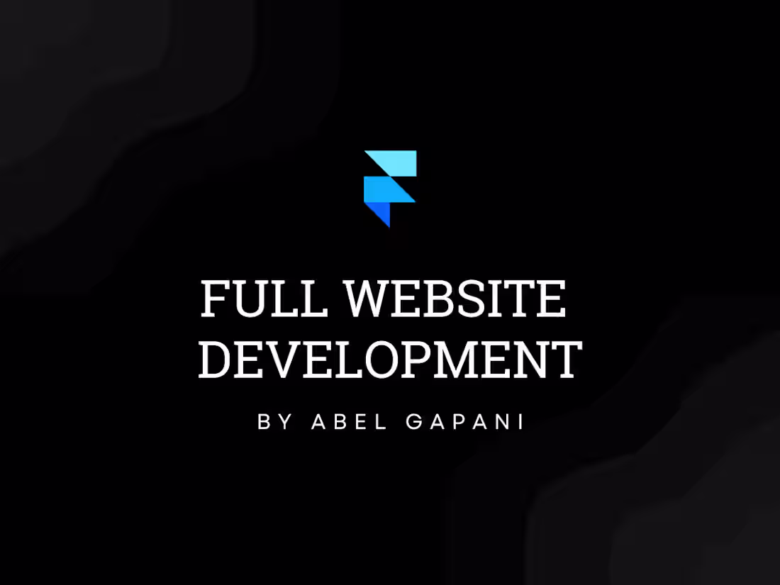 Cover image for Framer Full Website Development