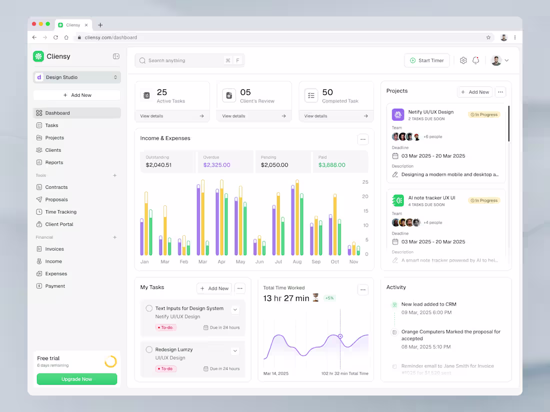 Cover image for Cliensy – Modern Client &