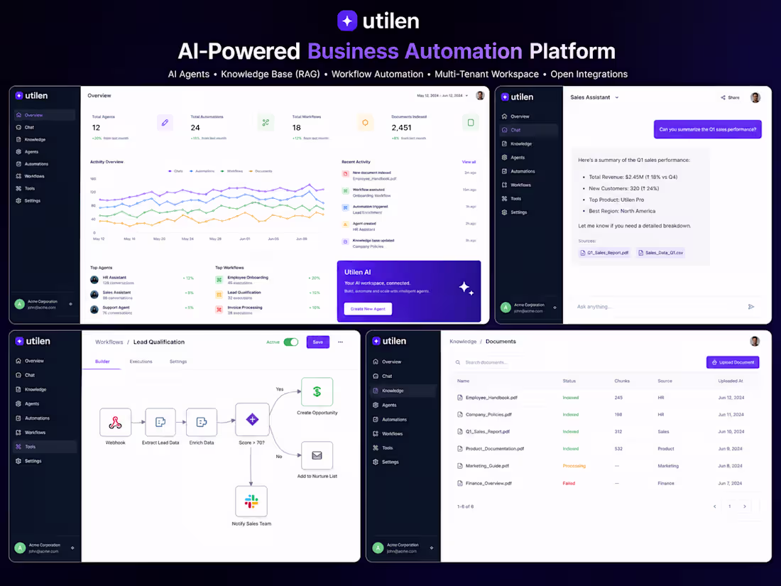 Cover image for Enterprise AI Automation Platform