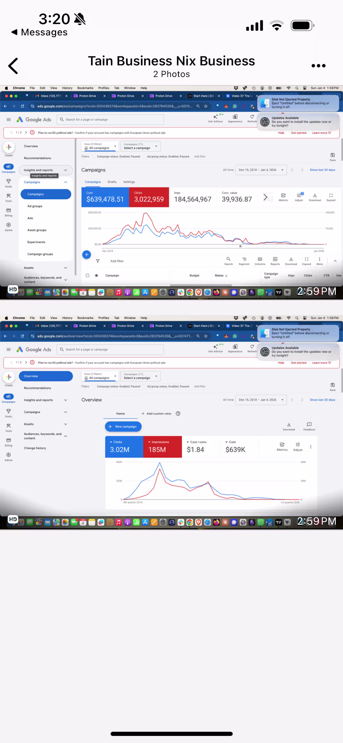 Cover image for Google Adwords stats for a funnel we launched that made over...