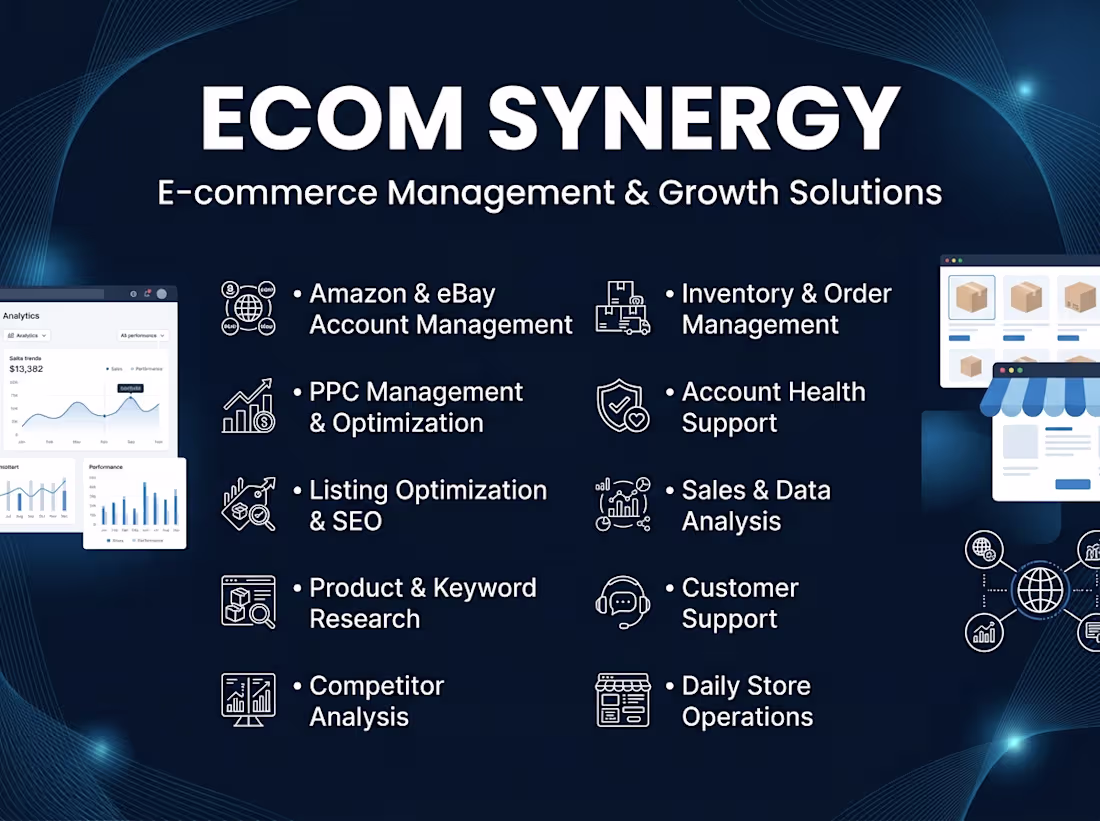 Cover image for Amazon & eBay E-commerce Management