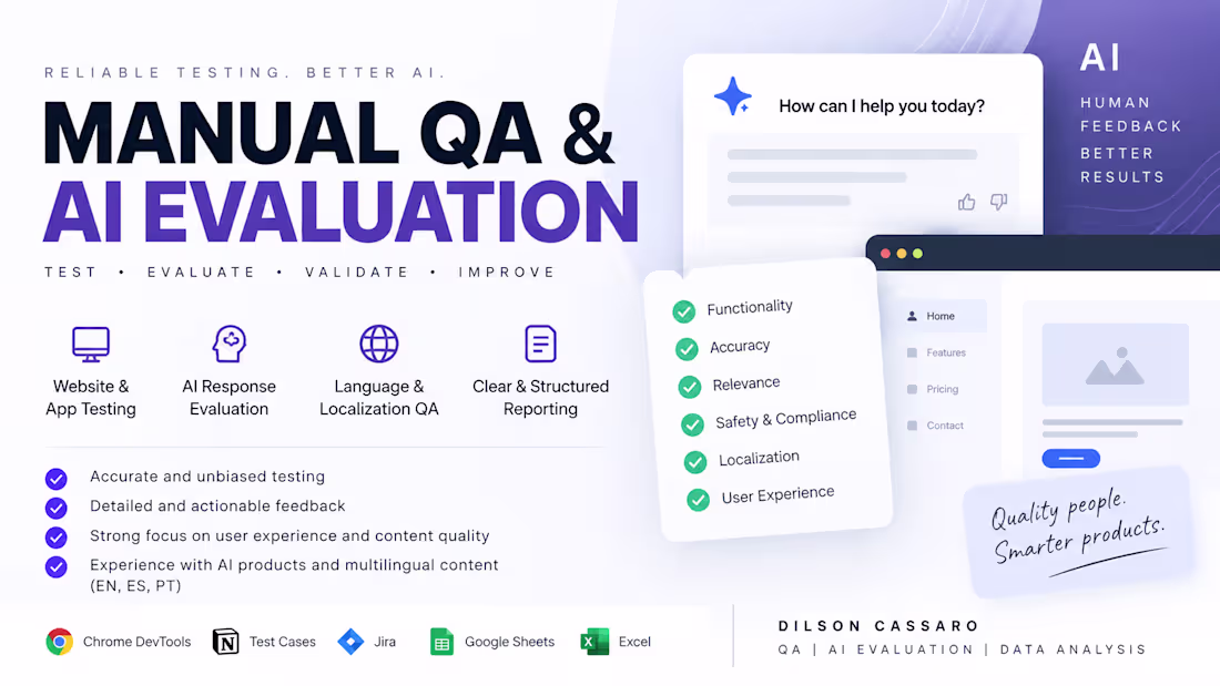Cover image for Manual QA & AI Evaluation