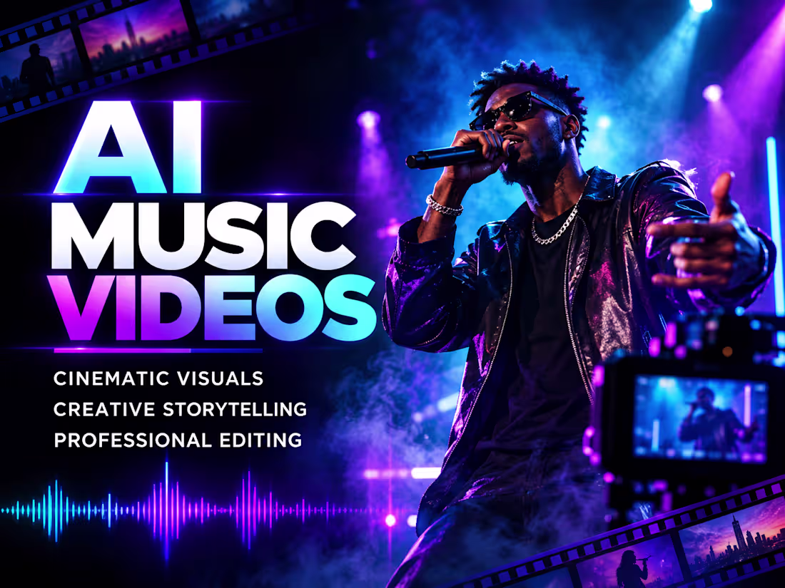 Cover image for I will create cinematic AI music videos with stunning visuals