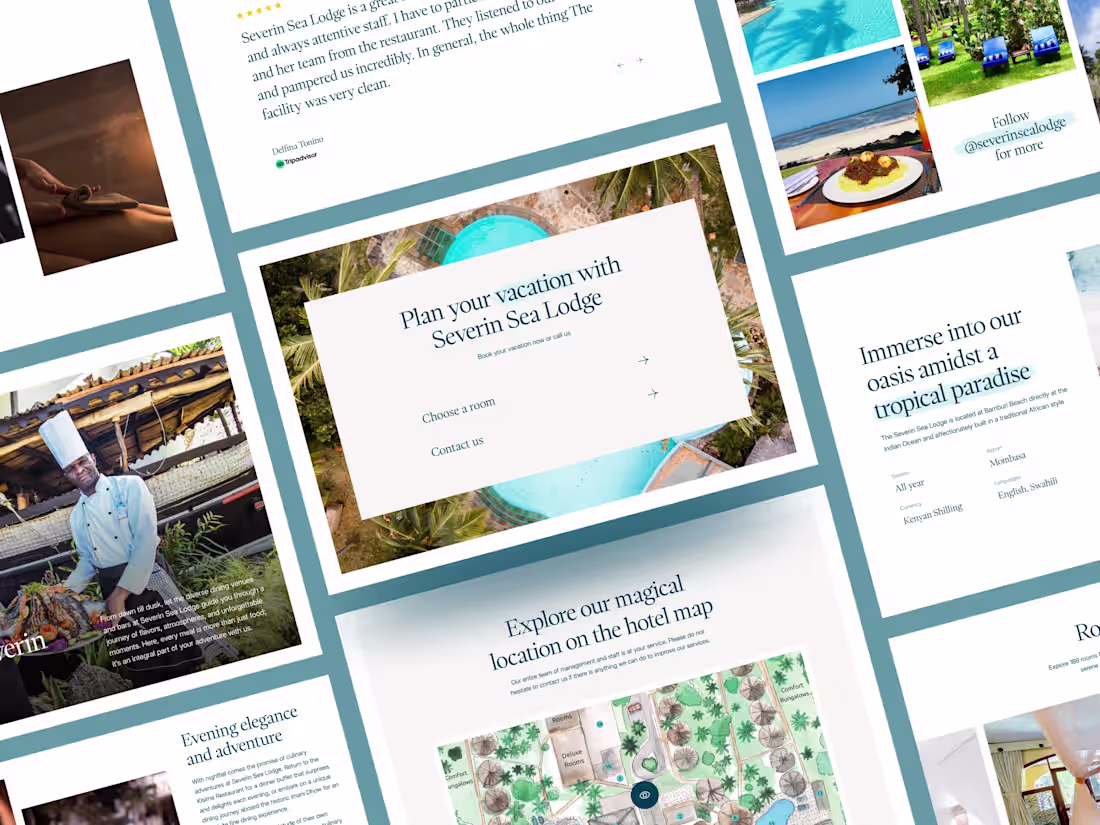 Cover image for Severin Sea Lodge Website Redesign