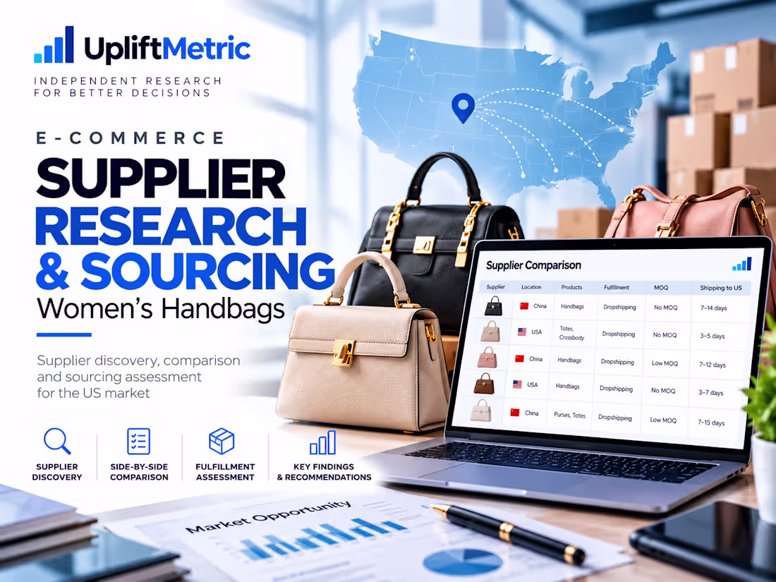 Cover image for Independent supplier research for a