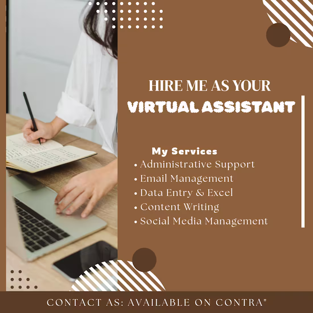 Cover image for Virtual Assistant & Executive Administrative