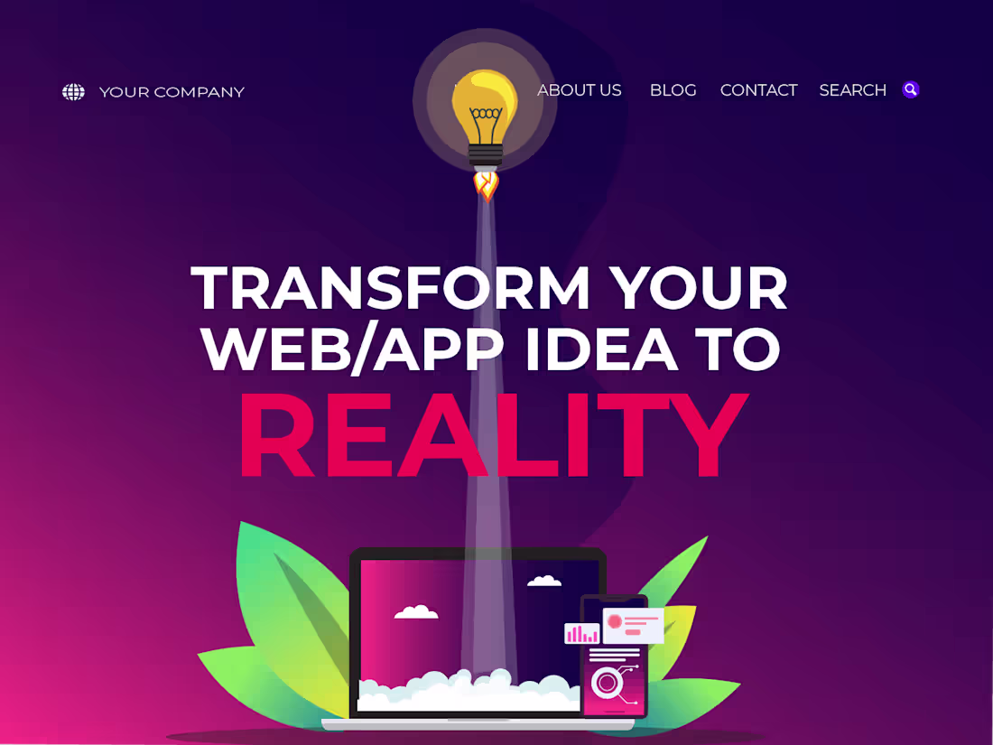 Cover image for Transform your Website or Web App Ideas into Reality