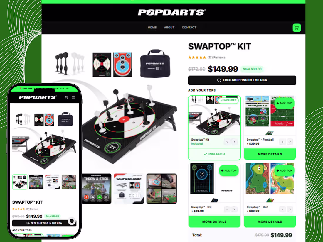 Cover image for Custom Bundle Product Page Design