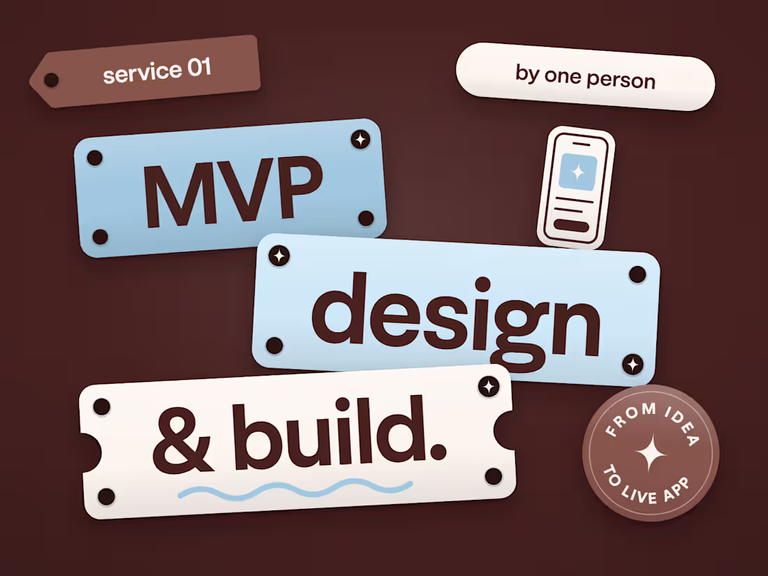 Cover image for MVP Design & Build: From Idea to Live App