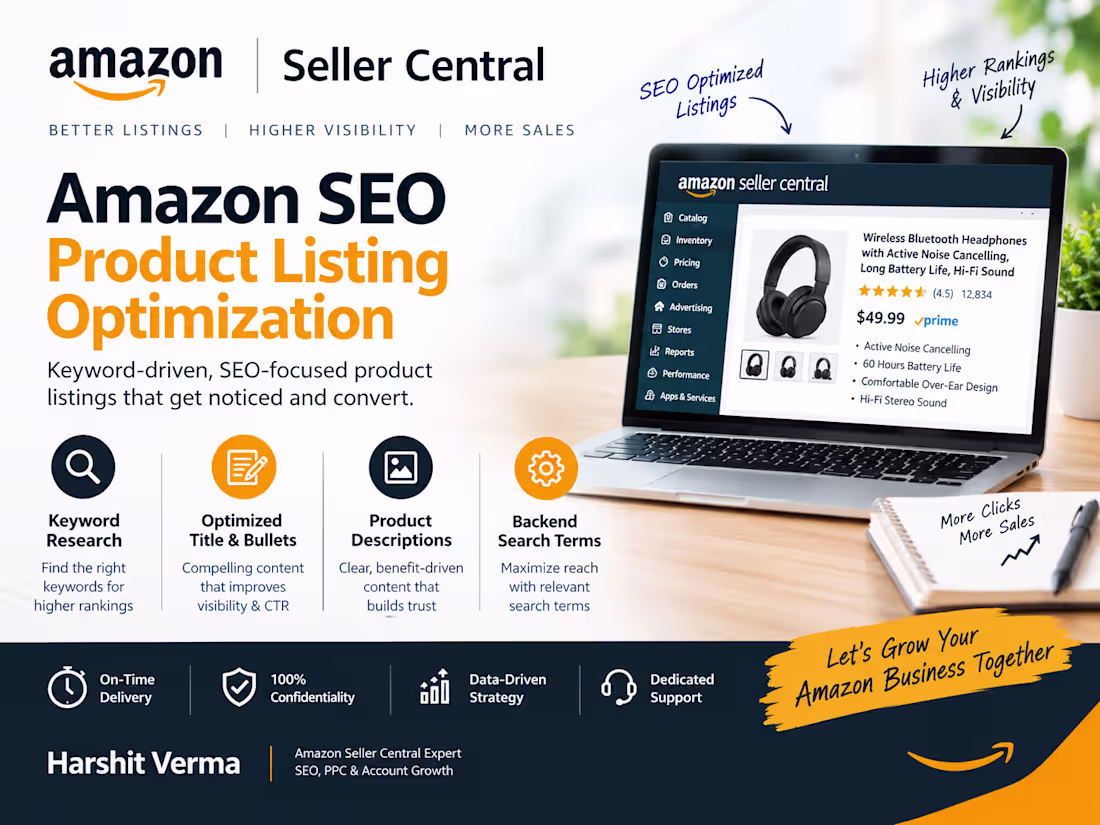 Cover image for Amazon SEO Product Listing Optimization