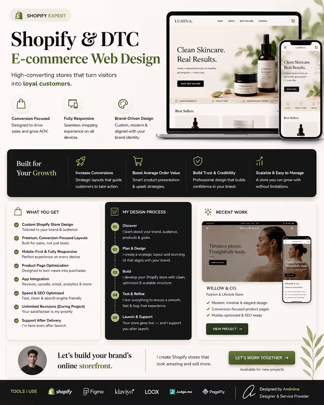 Cover image for Premium Shopify Store Design for E-commerce Brands