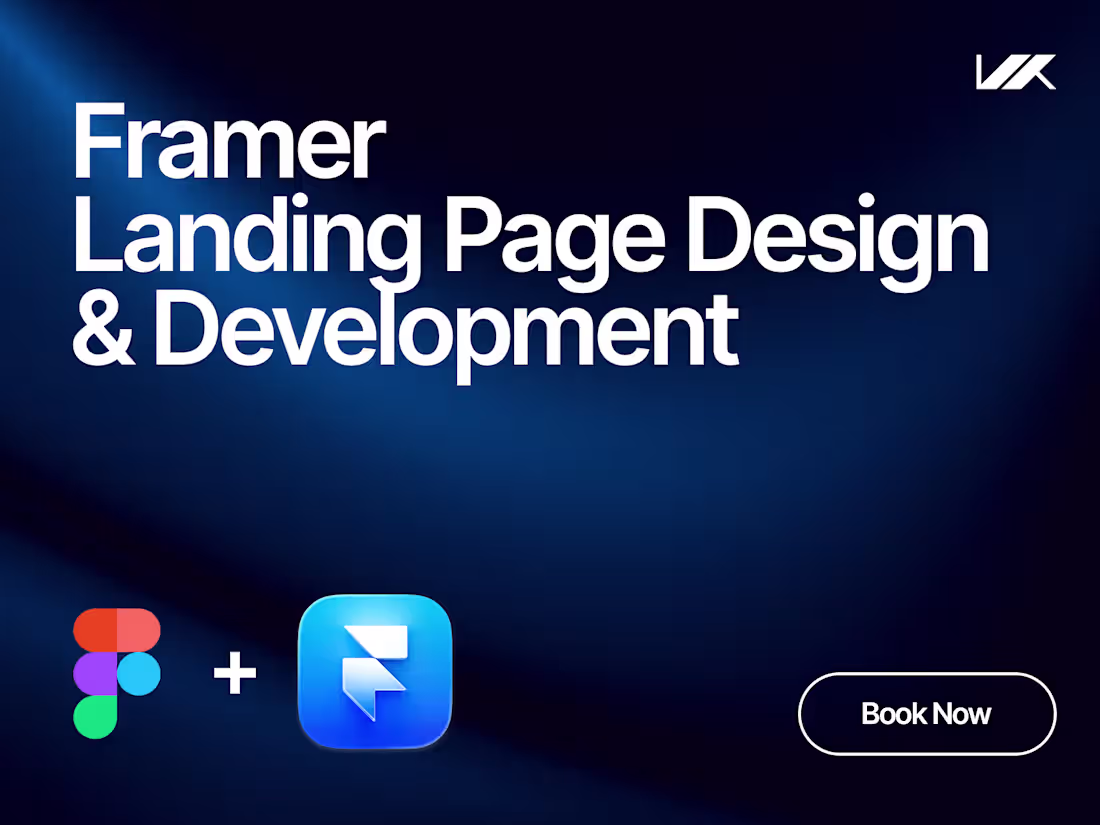 Cover image for Framer Landing Page Design & Development