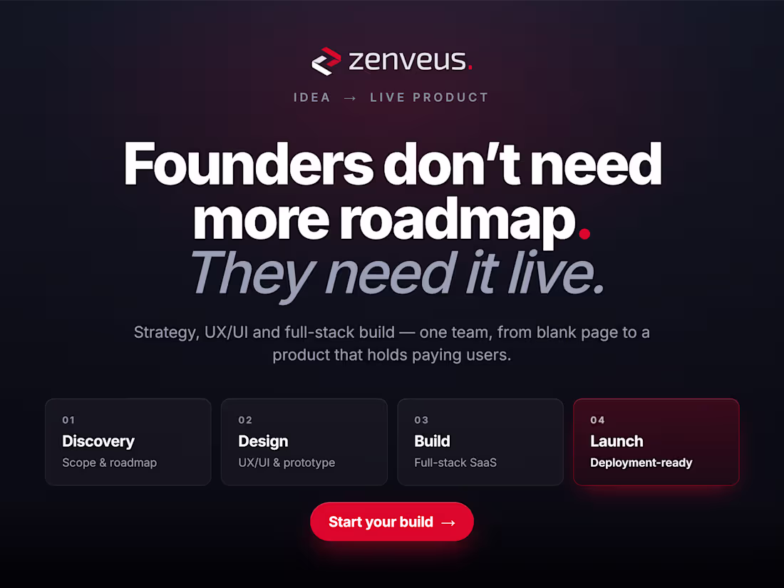 Cover image for SaaS MVP Design & Full-Stack Development
