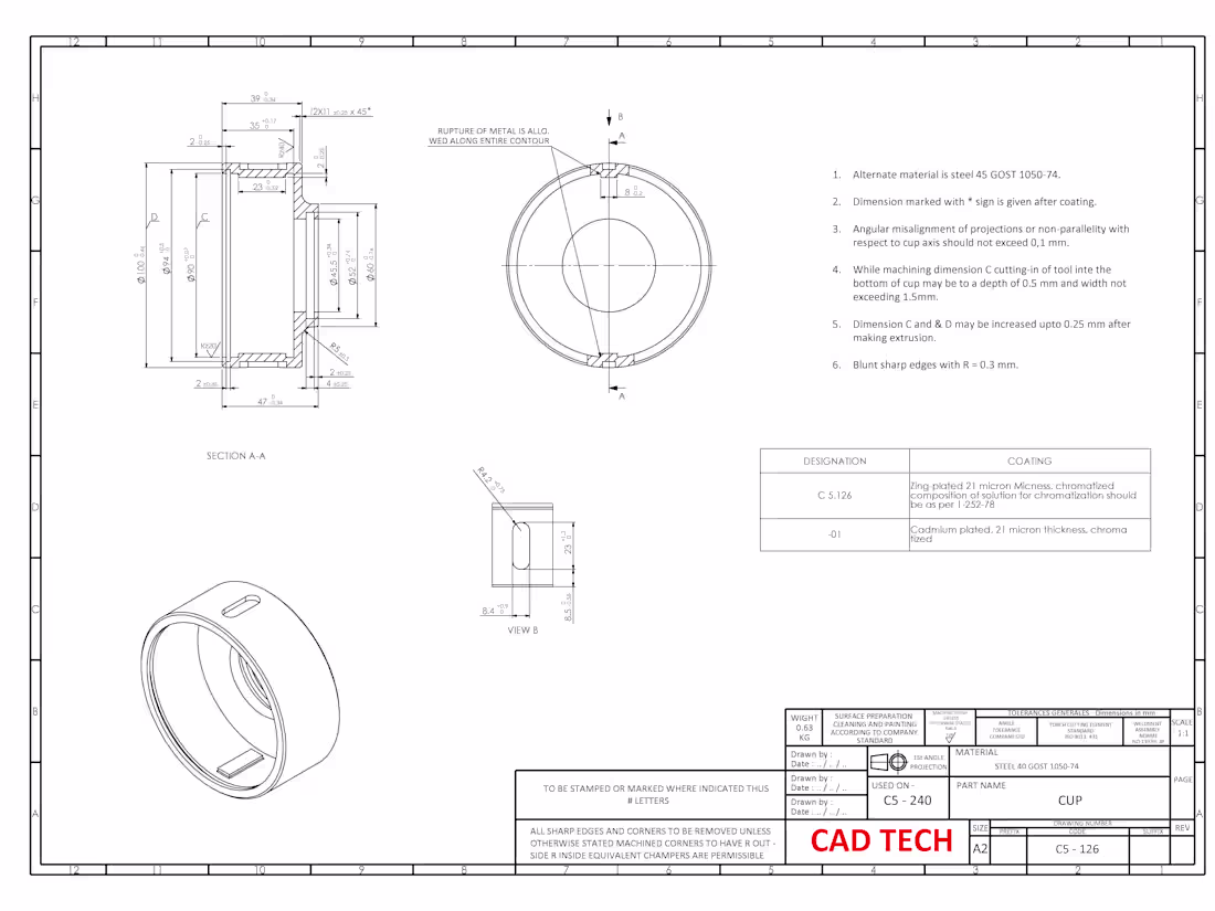 Cover image for I will 2D drawing & 3D modelling design