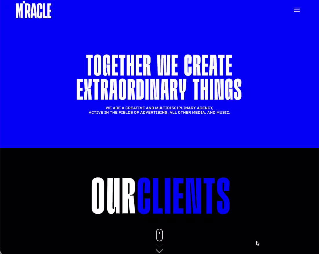 Cover image for Miracle.be (https://Miracle.be)Digital Adsgency Website
