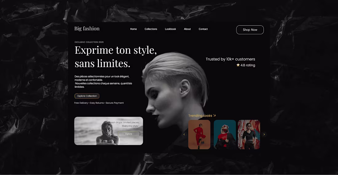 Cover image for Big fashion