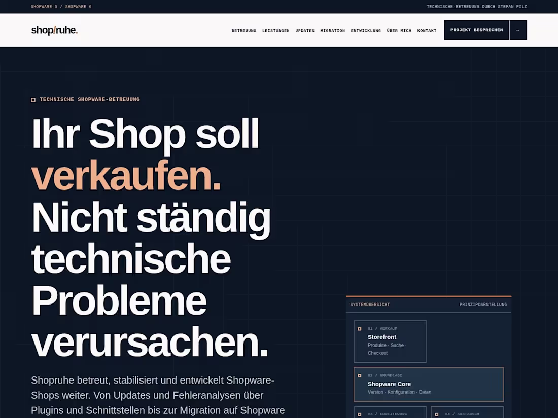 Cover image for Shopware 6 Development, Relaunches & Integrations