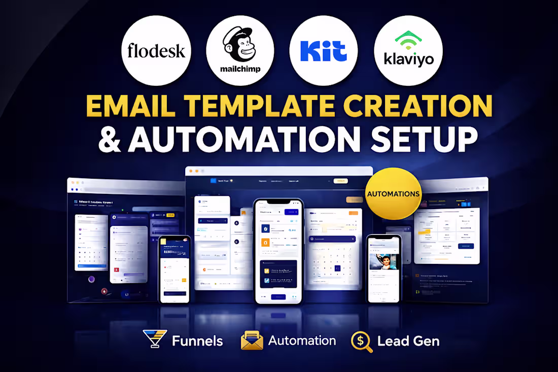 Cover image for Email Marketing Template Creation & Workflow Automation Setup