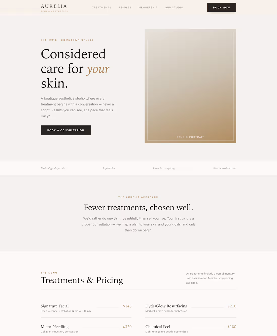 Cover image for Aurelia — a refined website