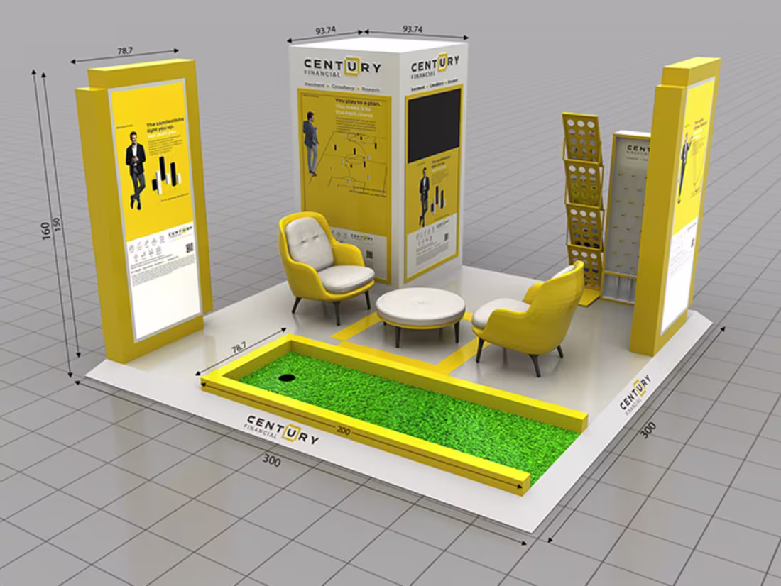 Cover image for CENTURY FINANCIAL Activation Booth 3x3m