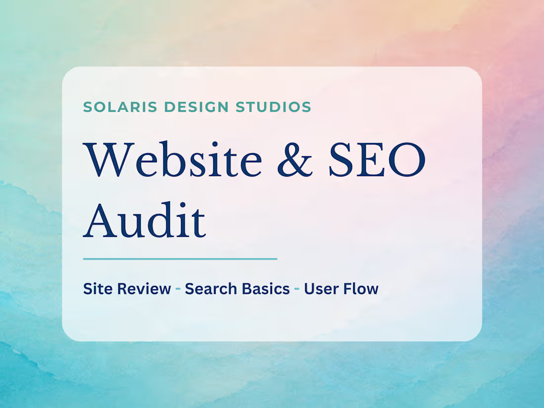 Cover image for Website & SEO Audit