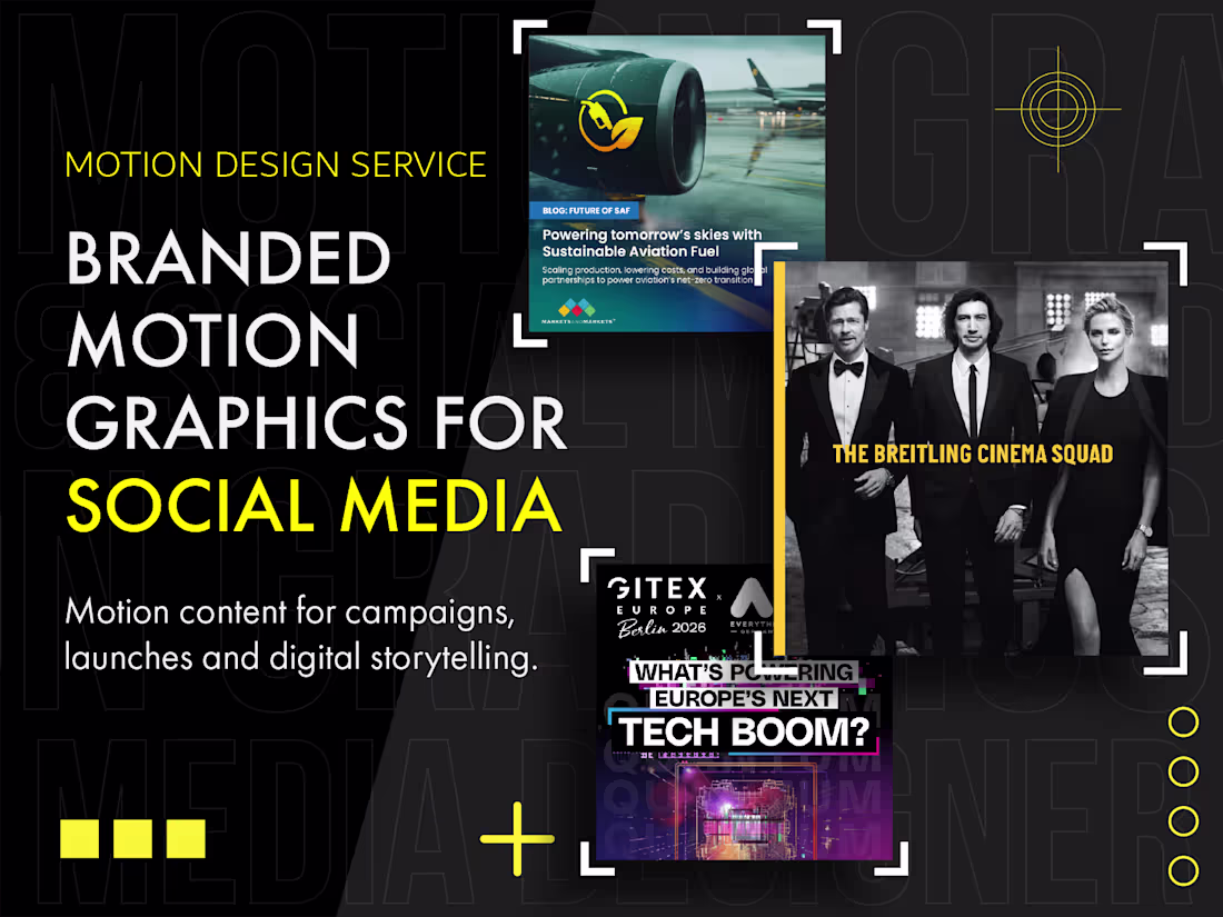 Cover image for Branded Motion Graphics for Social Media