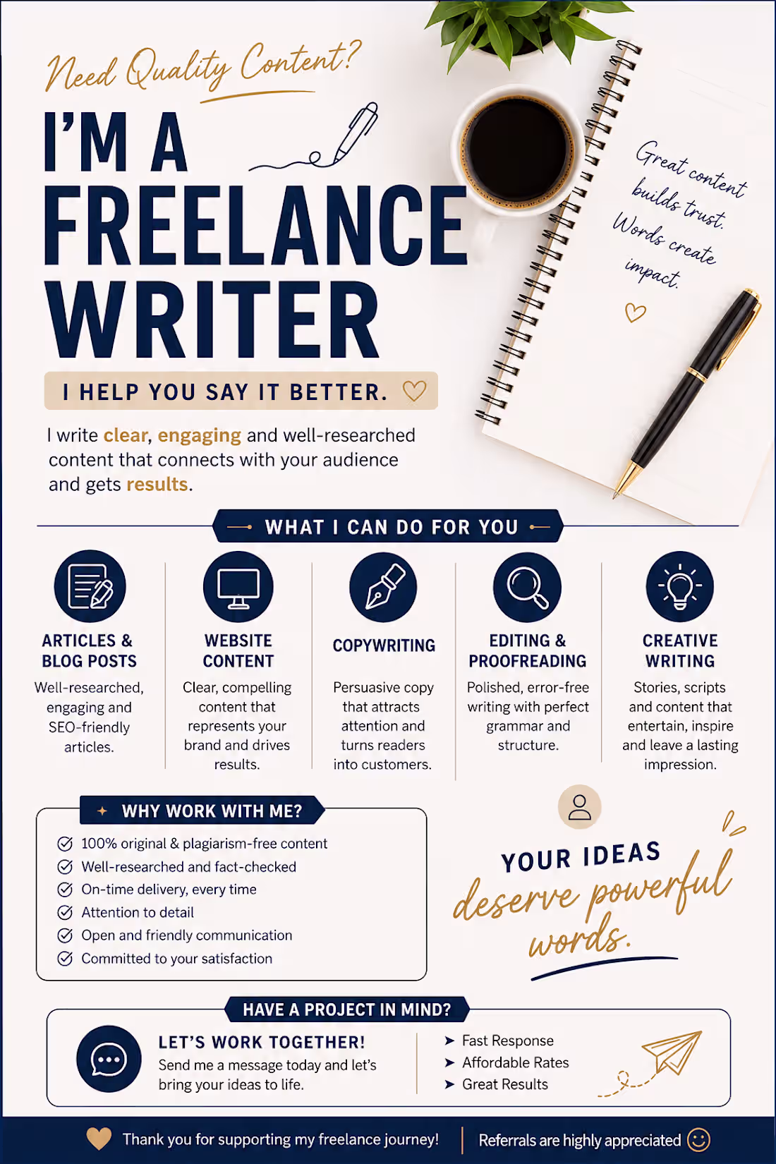 Cover image for Free lance writing ✍ 