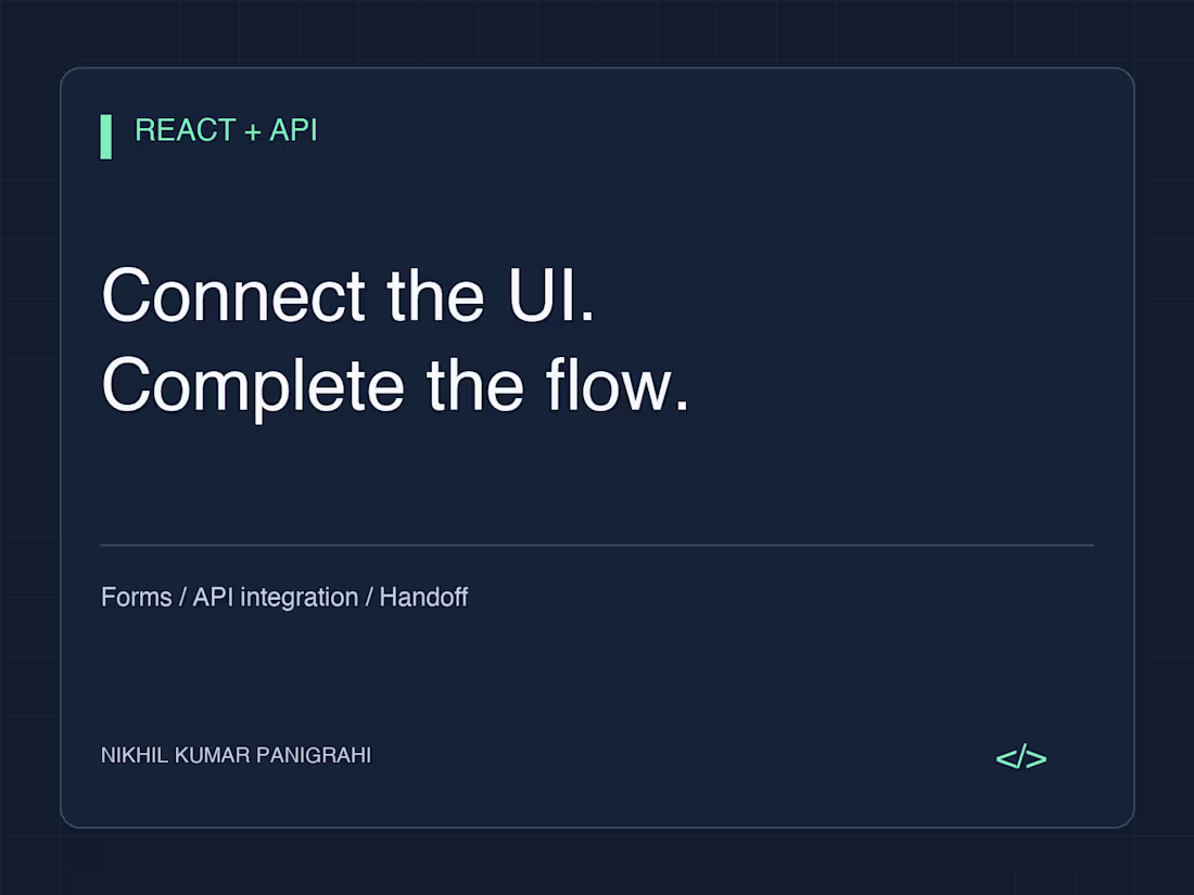 Cover image for React Web App & Feature Development