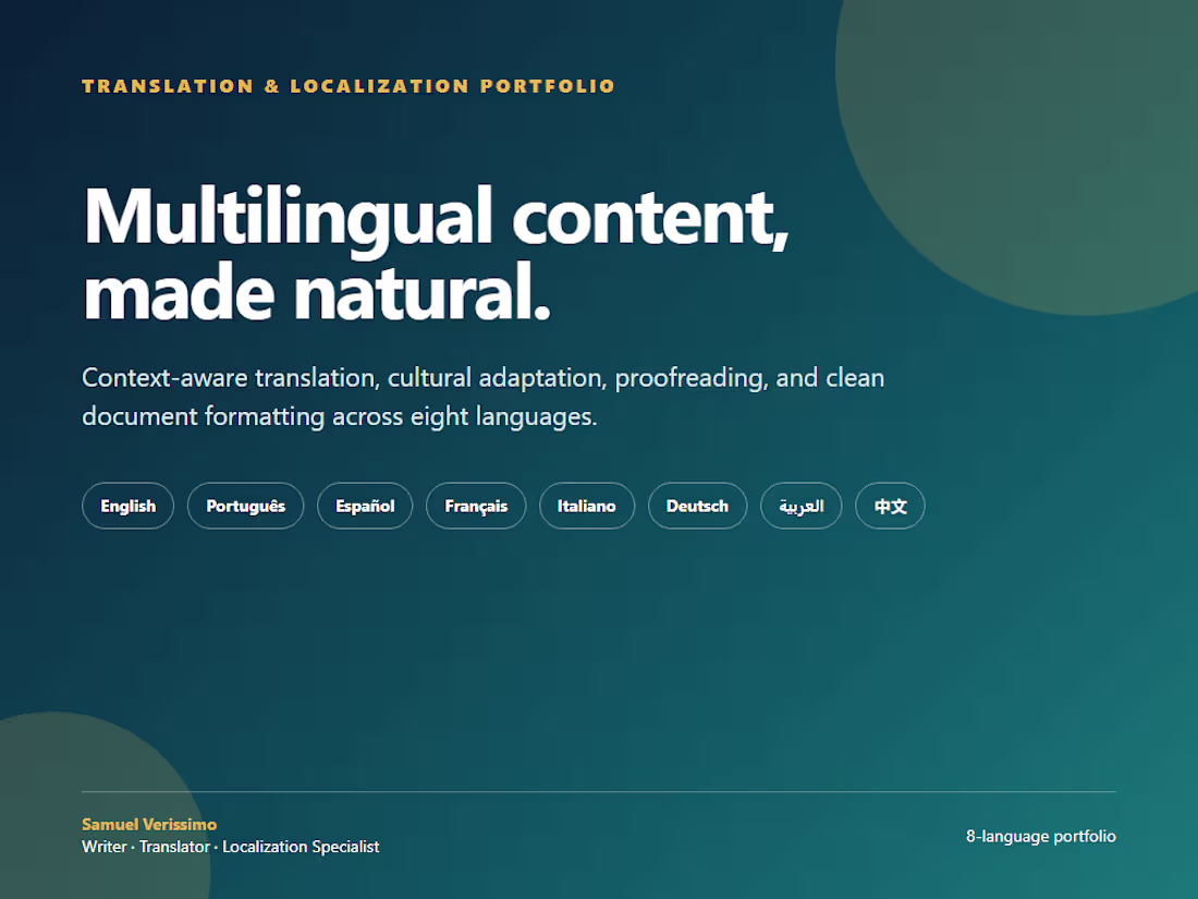 Cover image for Multilingual Translation and Localization for Clear Content