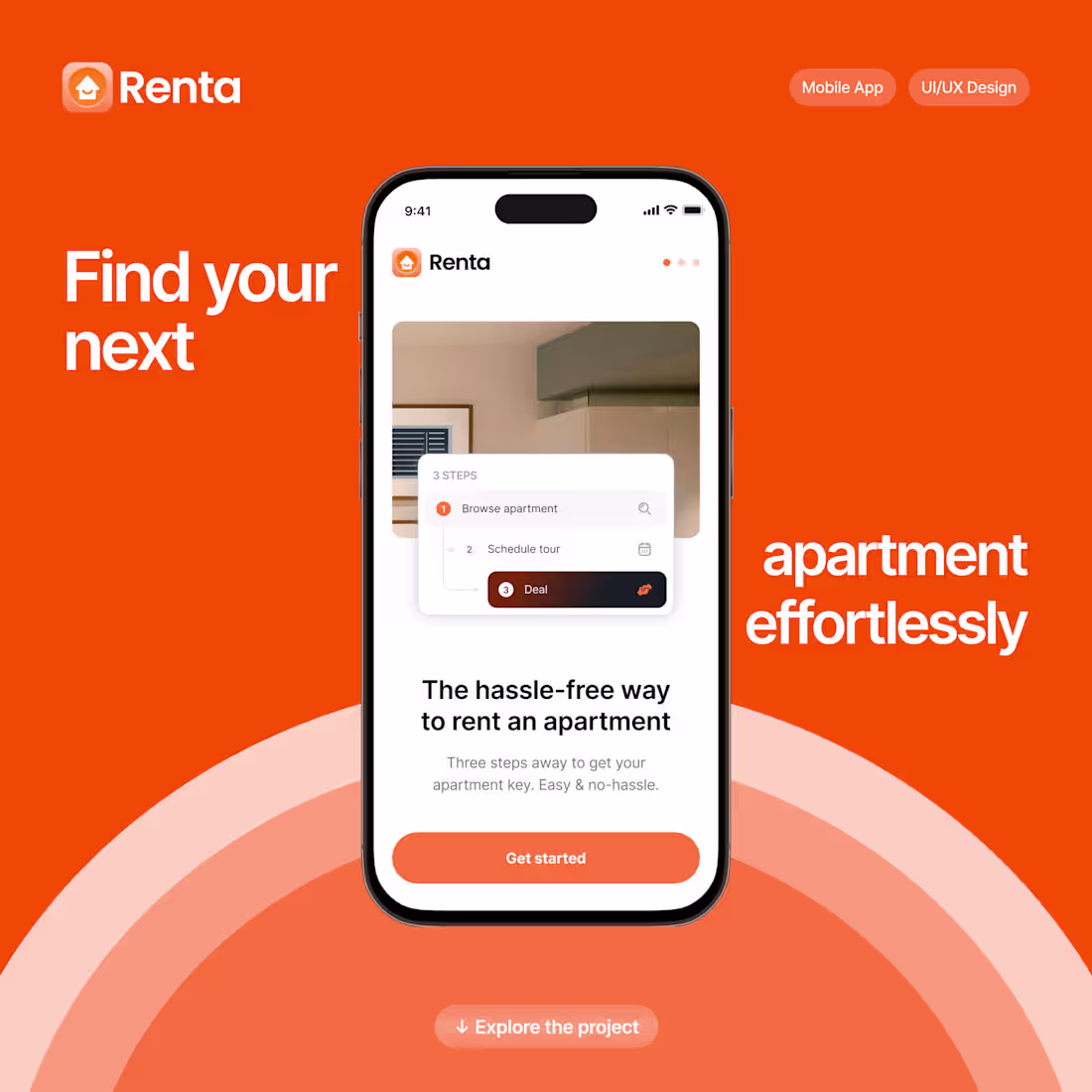 Cover image for Renta — Real Estate Apartment Rent Mobile App
