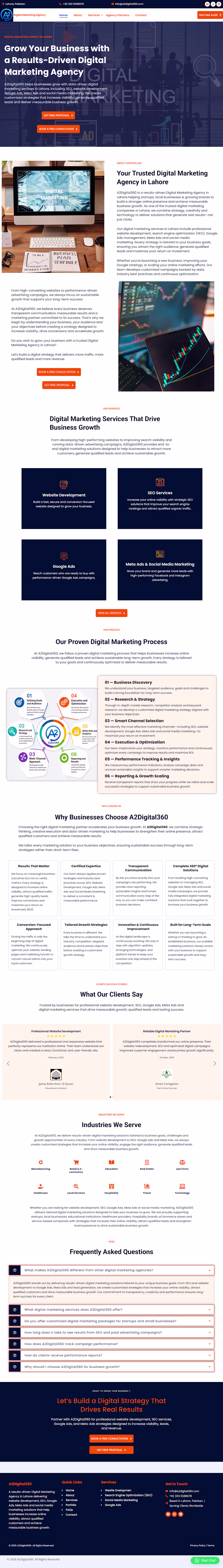 Cover image for A2Digital360
Project Overview
Designed and developed a