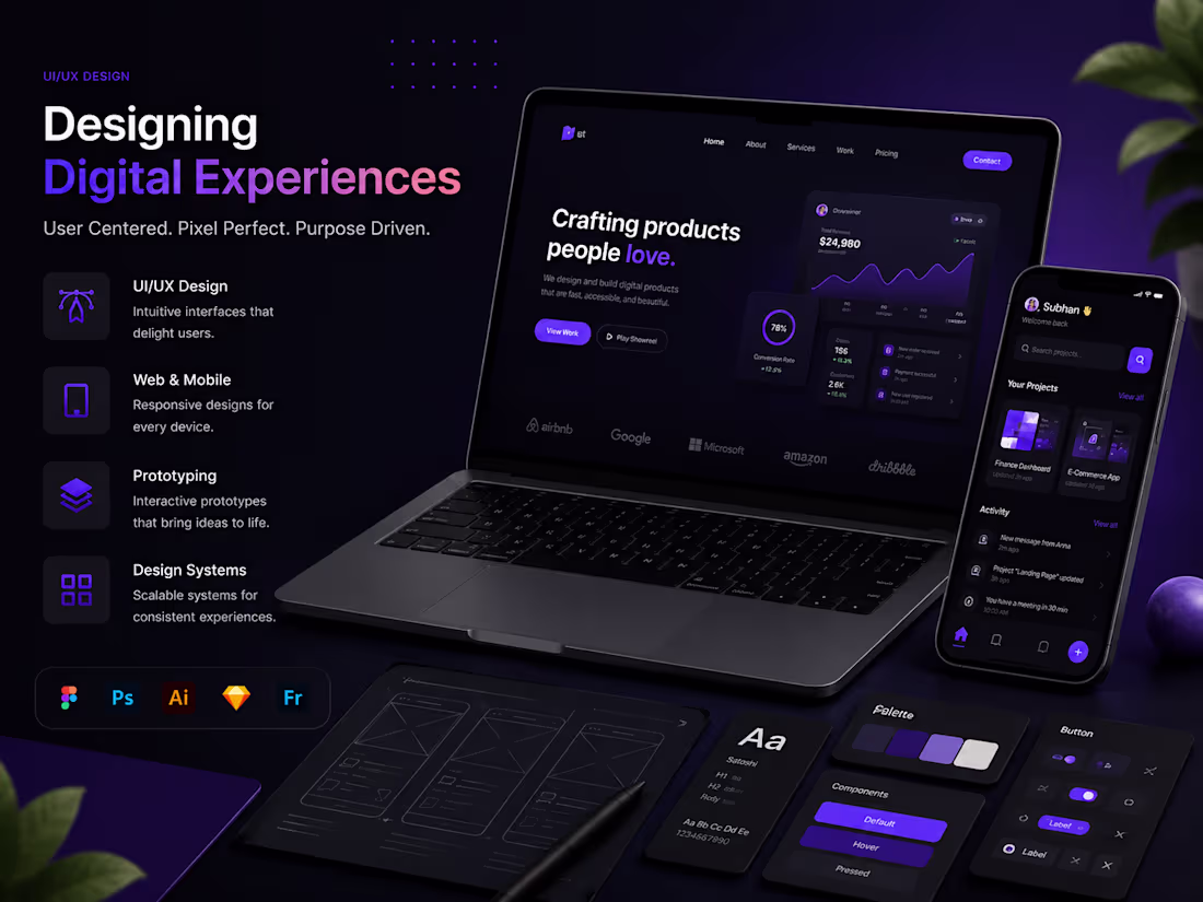 Cover image for UI/UX Design for Web & Mobile Applications