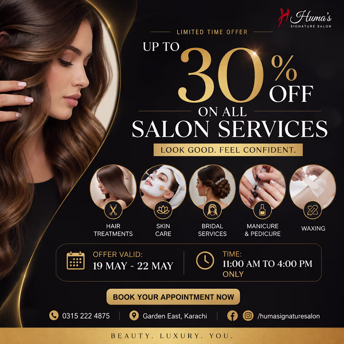 Cover image for Luxury Salon Promotional Campaign |