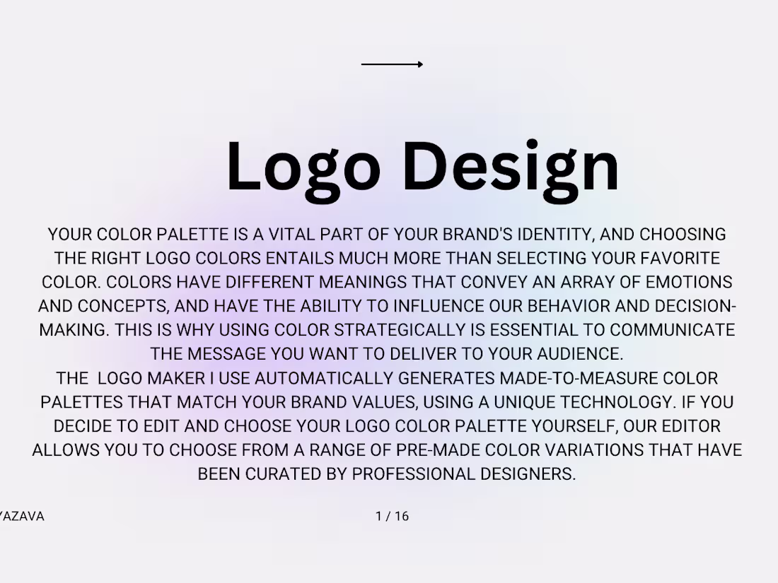 Cover image for Logo design 