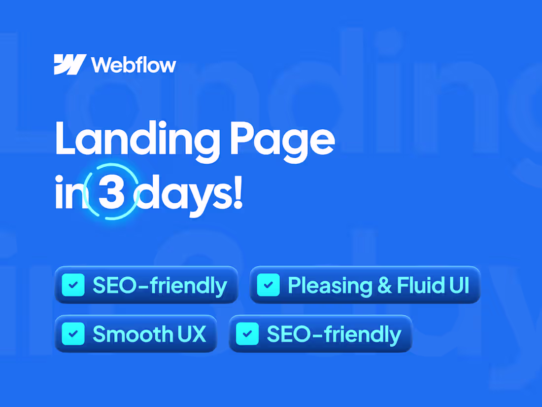 Cover image for Website Design on Webstudio