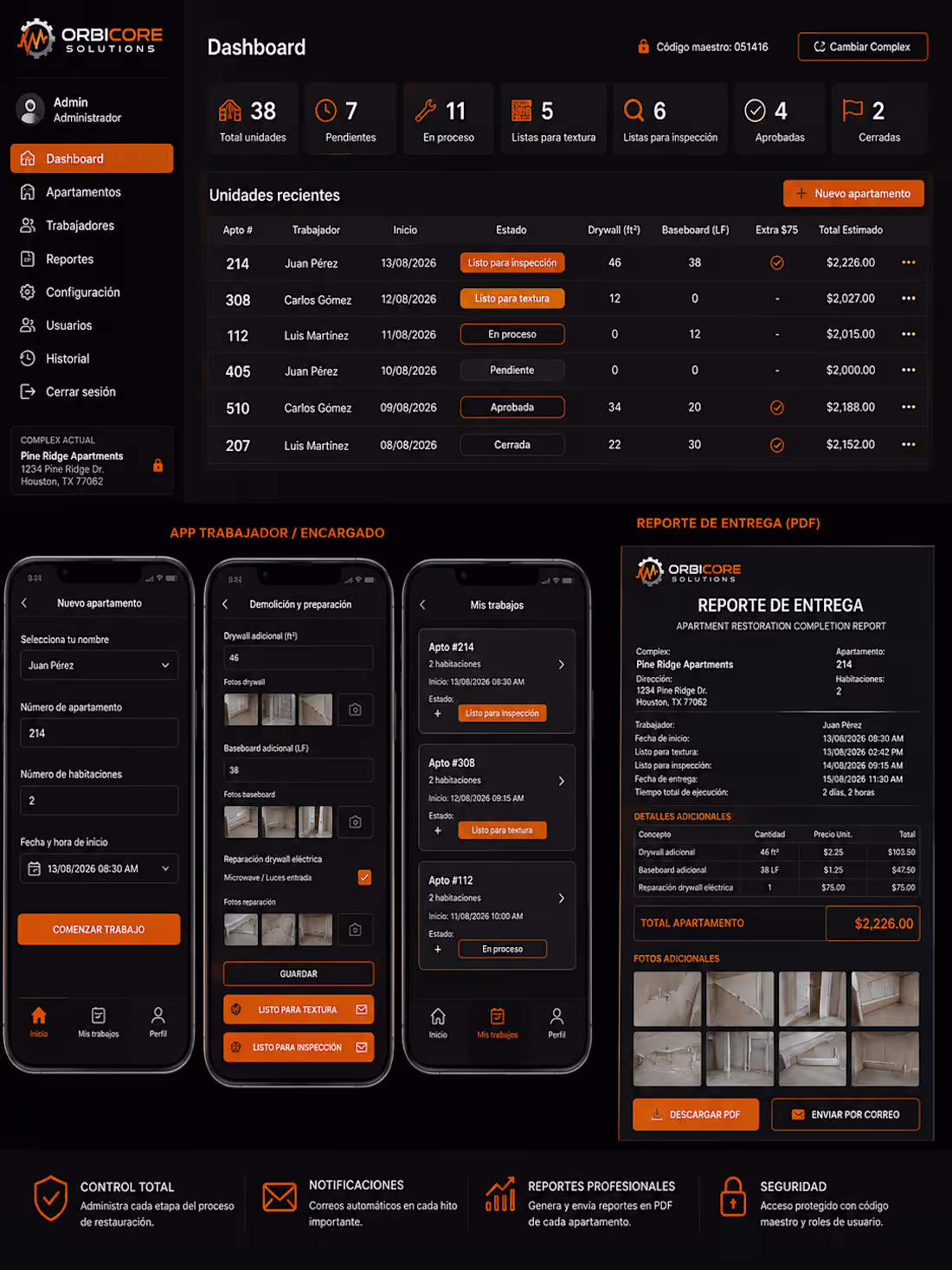 Cover image for Apartment Restoration Management App — In Development
