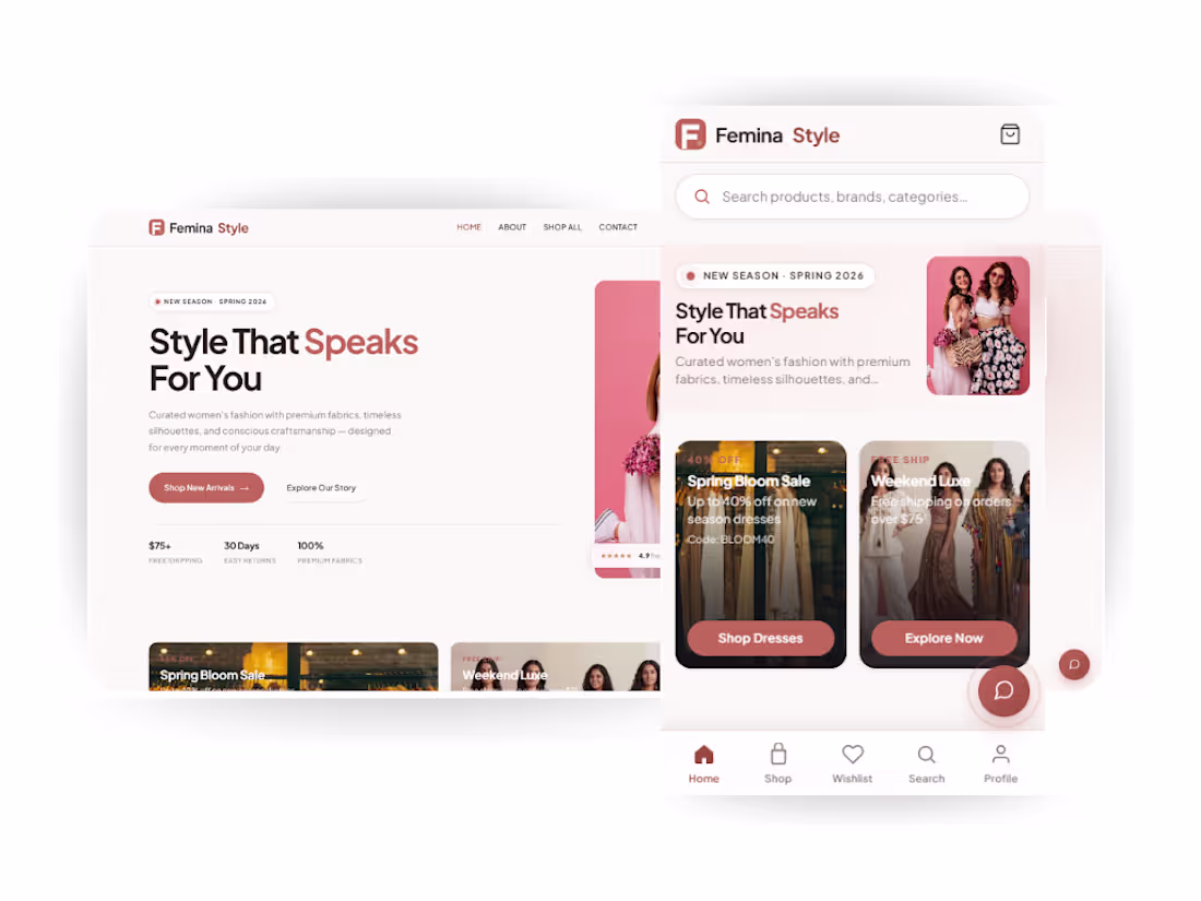 Cover image for FeminaStyle - AI Powered Commerce