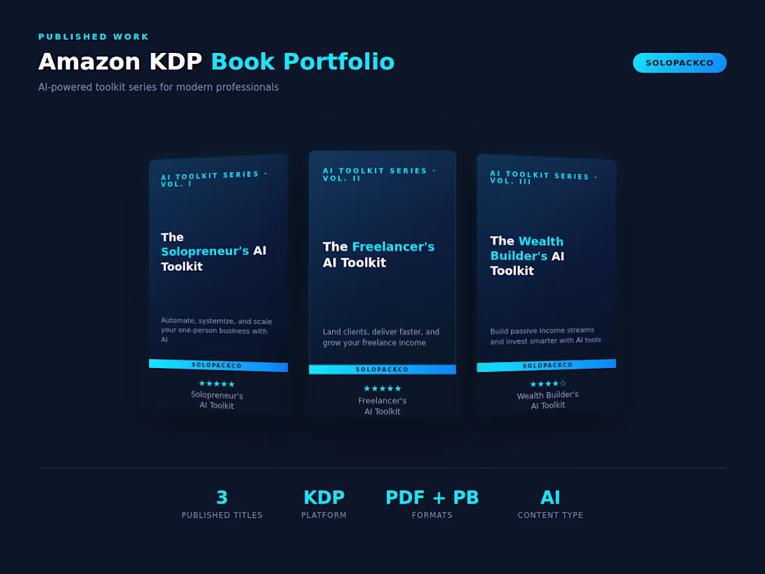 Cover image for Three AI prompt books published
