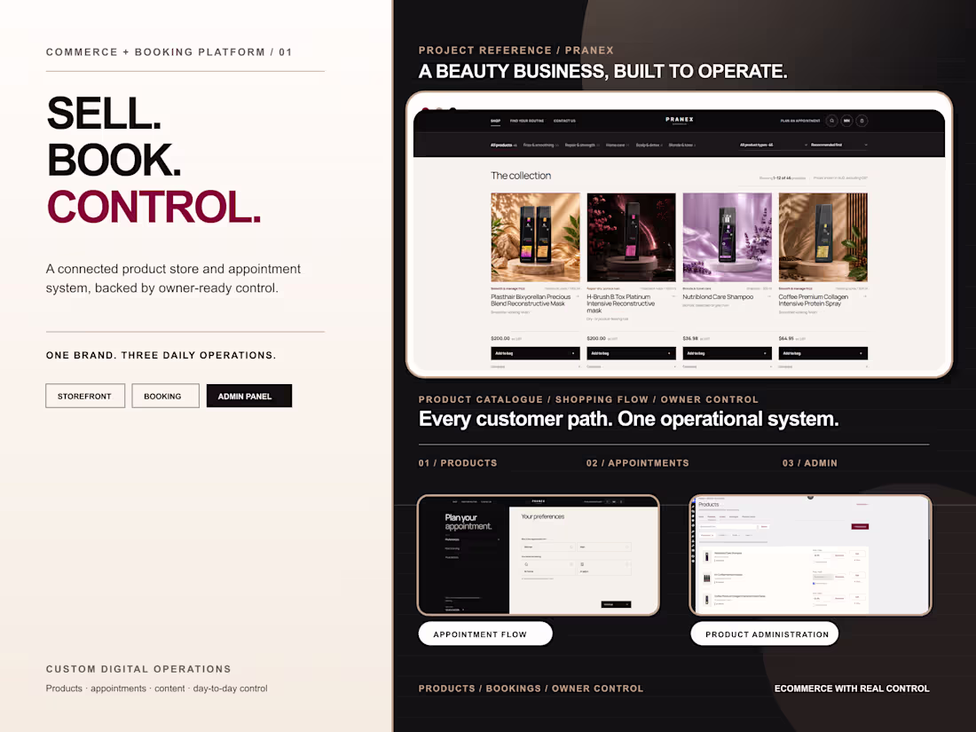 Cover image for Nanoplasty and Hair care Web development