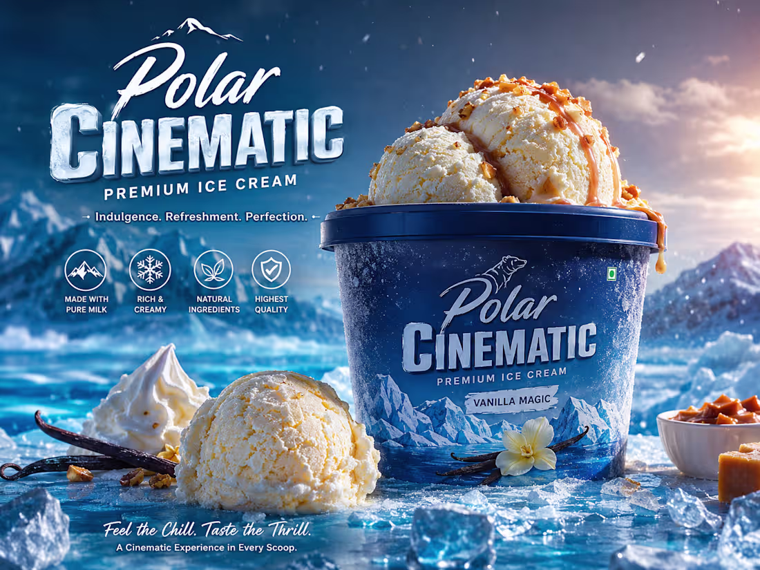 Cover image for Polar cinematic indulgence ads banner