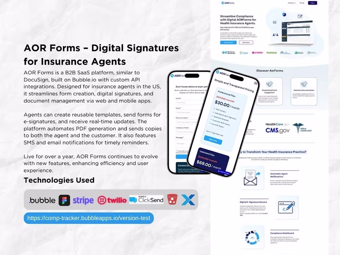 Cover image for AOR Forms - DocuSign Clone