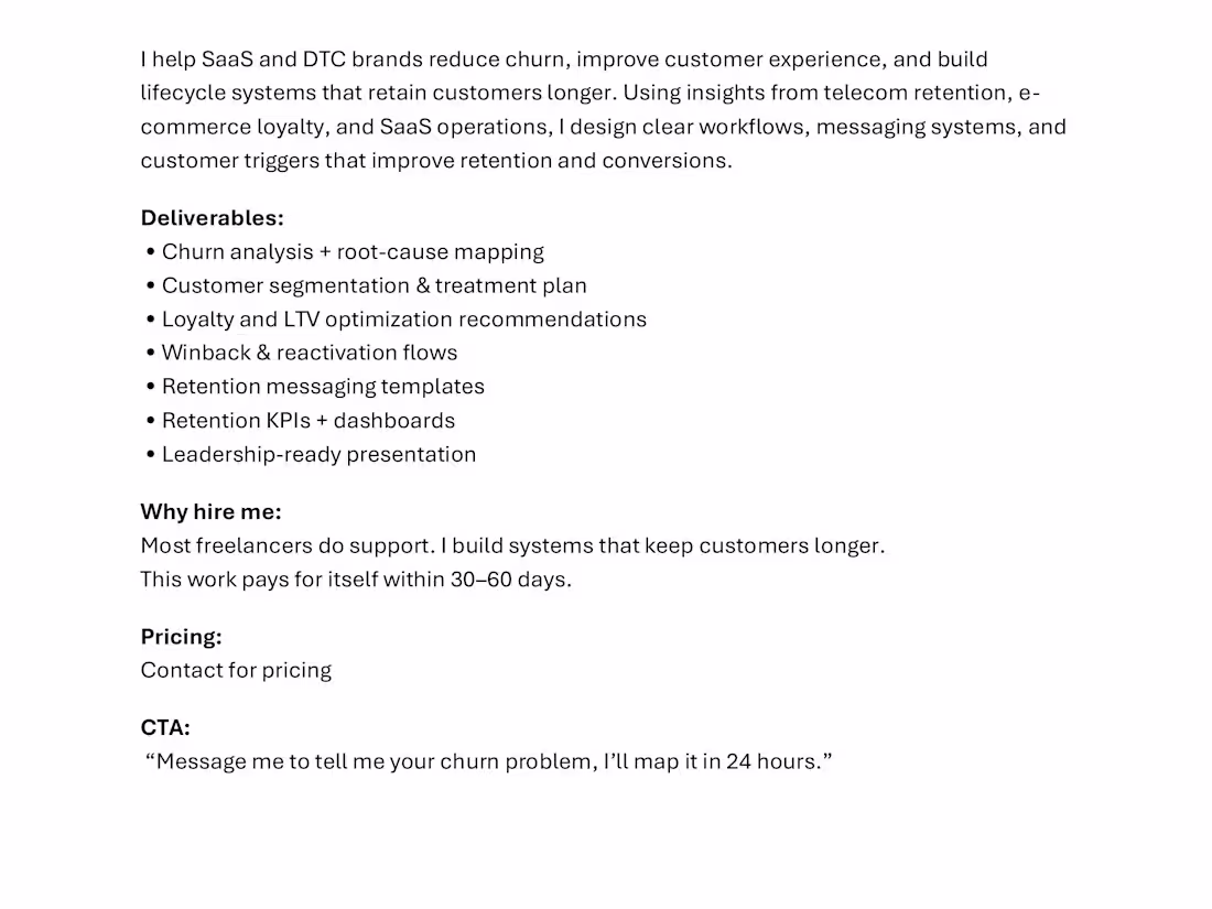 Cover image for Customer Retention & Lifecycle Optimization