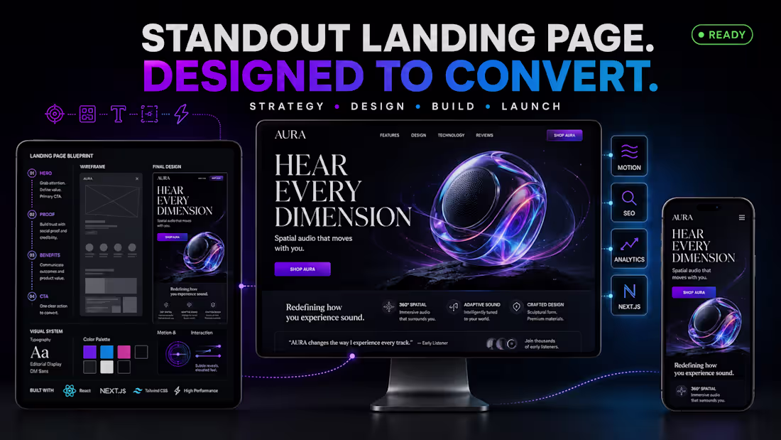 Cover image for Complete Creative Landing Page