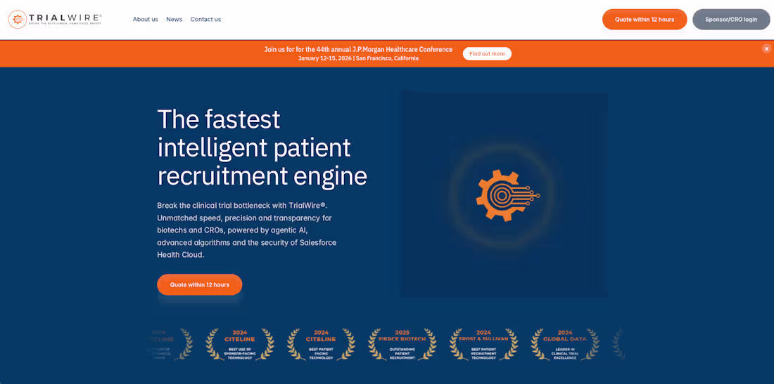 Cover image for Break the clinical trial bottleneck