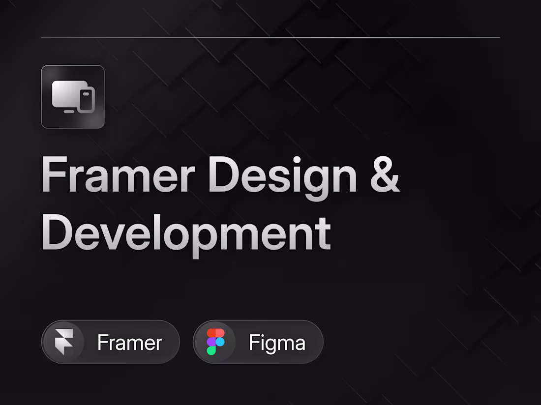 Cover image for Framer Design & Development