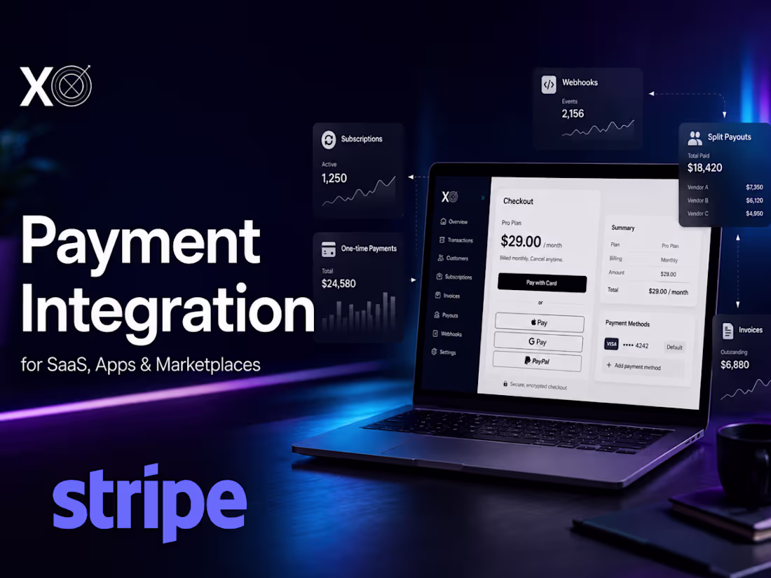 Cover image for Payment Integration for SaaS, Apps & Marketplaces