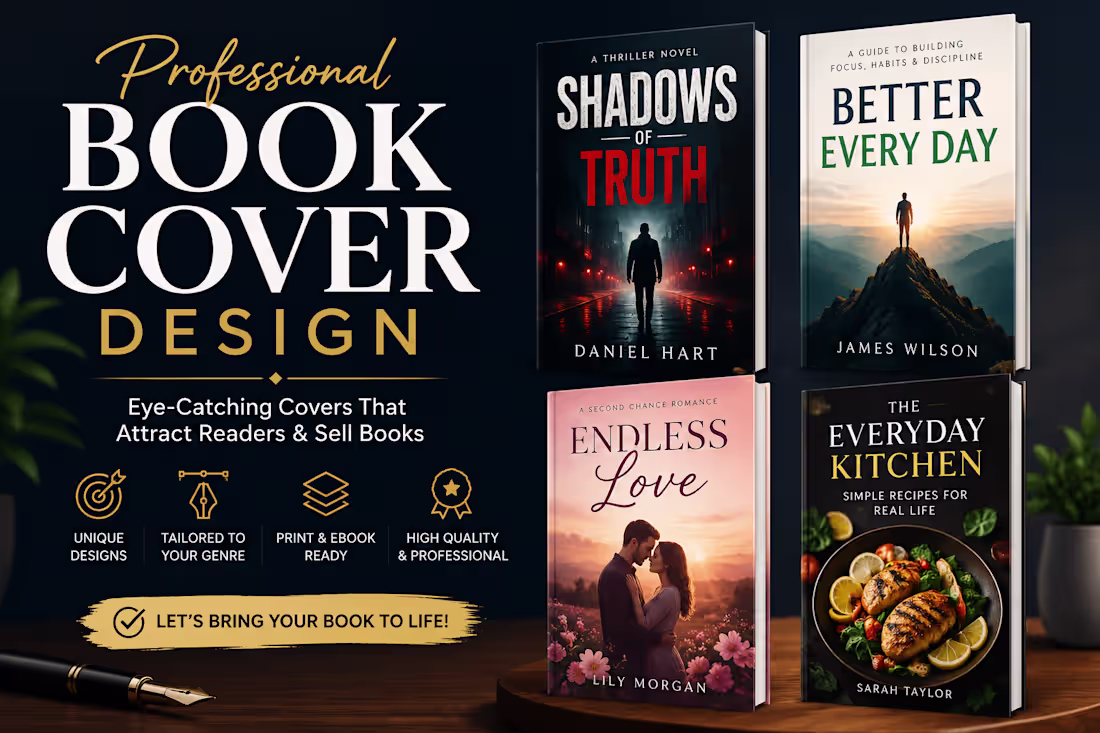 Cover image for Professional Book Cover Design