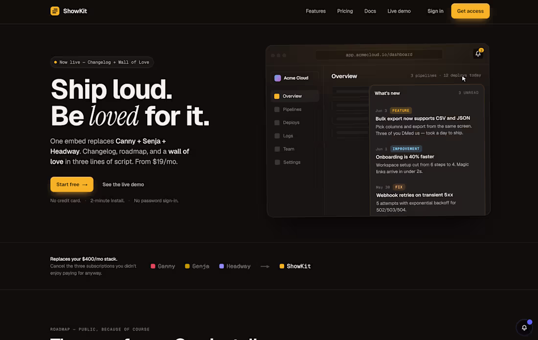Cover image for showkit.dev (https://showkit.dev) — a social-proof