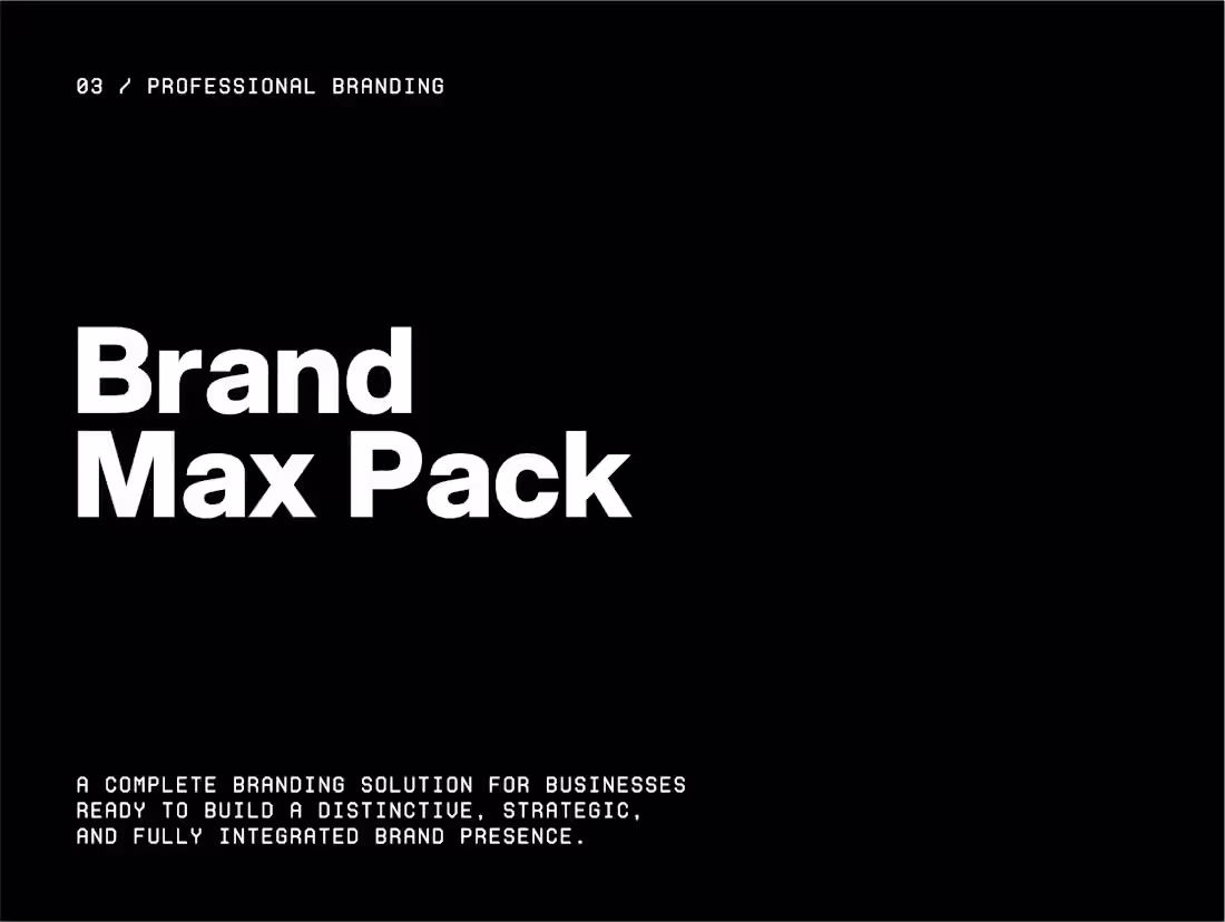 Cover image for Brand Max Pack
