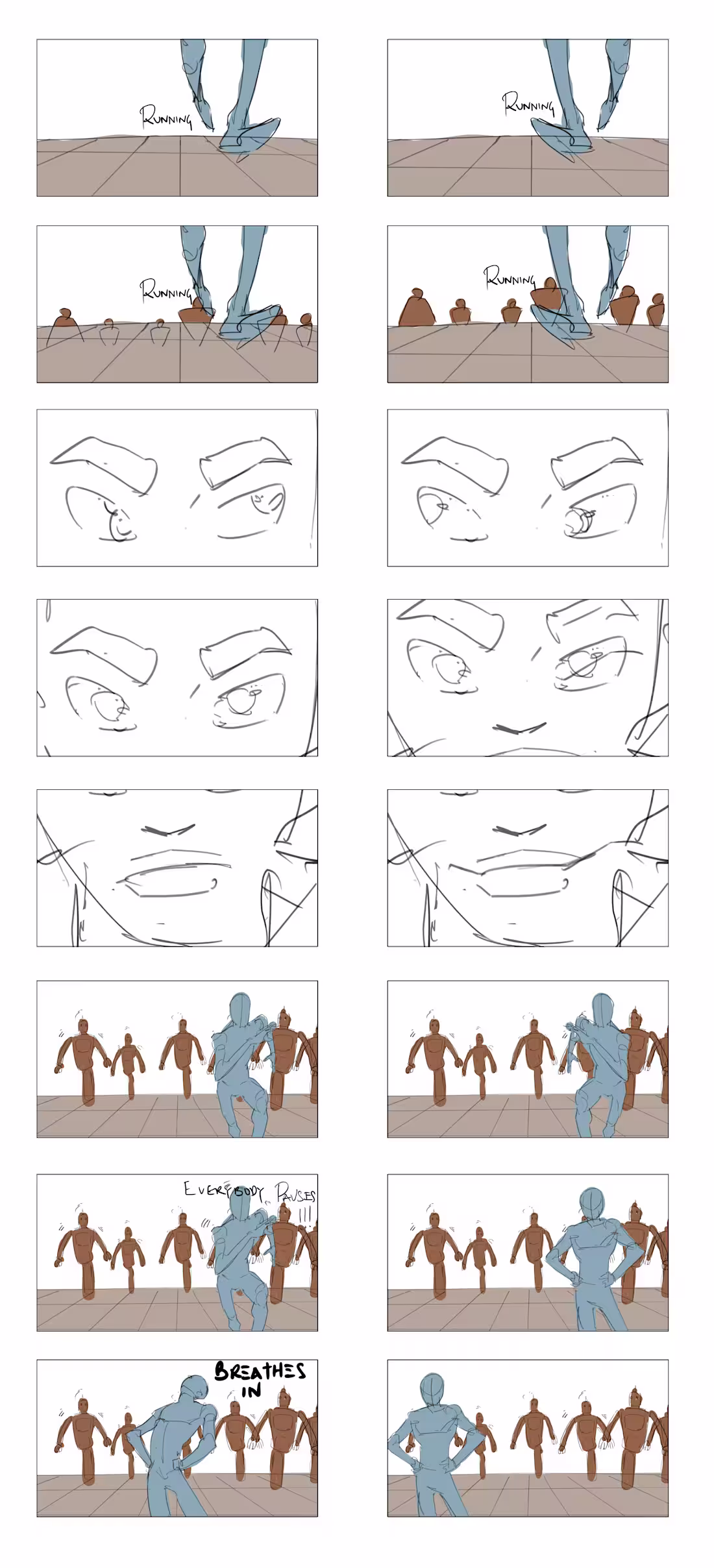 Cover image for Short film one-page storyboard
